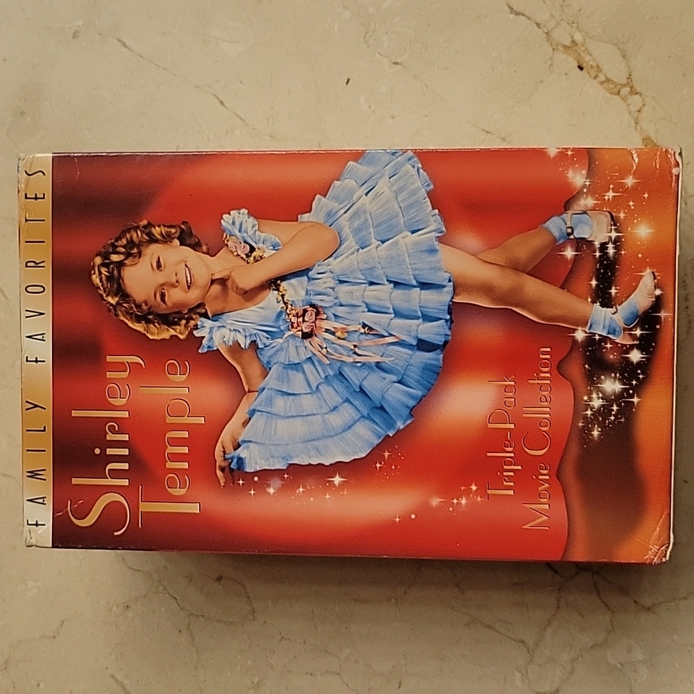 FOX VIDEO Family Favorites Shirley Temple Triple-Pack Movie Collection VHS Tapes